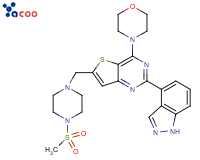 2-(1H-indazol-4-yl)-6-((4-(methylsulfonyl)piperazin-1-yl)methyl)-4-morpholinothieno[3,2-d]pyrimidine
