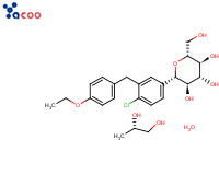 Dapagliflozin (2S)-1,2-propanediol, hydrate
