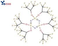 2,2,4,4,6,6-hexahydro-2,2,4,4,6,6-hexakis[2,2,2-trifluoro-1-(trifluoromethyl)ethoxy]-1,3,5,2,4,6-triazatriphosphorine
