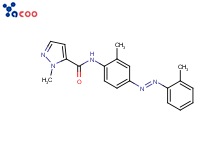1-Methyl-N-[2-methyl-4-[2-(2-methylphenyl)diazenyl]phenyl-1H-pyrazole-5-carboxamide
