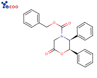 Benzyl (2R,3S)-(-)-6-oxo-2,3-diphenyl-4-morpholinecarboxylate
