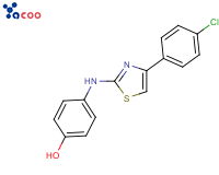 4-[[4-(4-CHLOROPHENYL)-2-THIAZOLYL]AMINO]PHENOL
