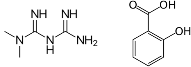 二甲双胍和水杨酸